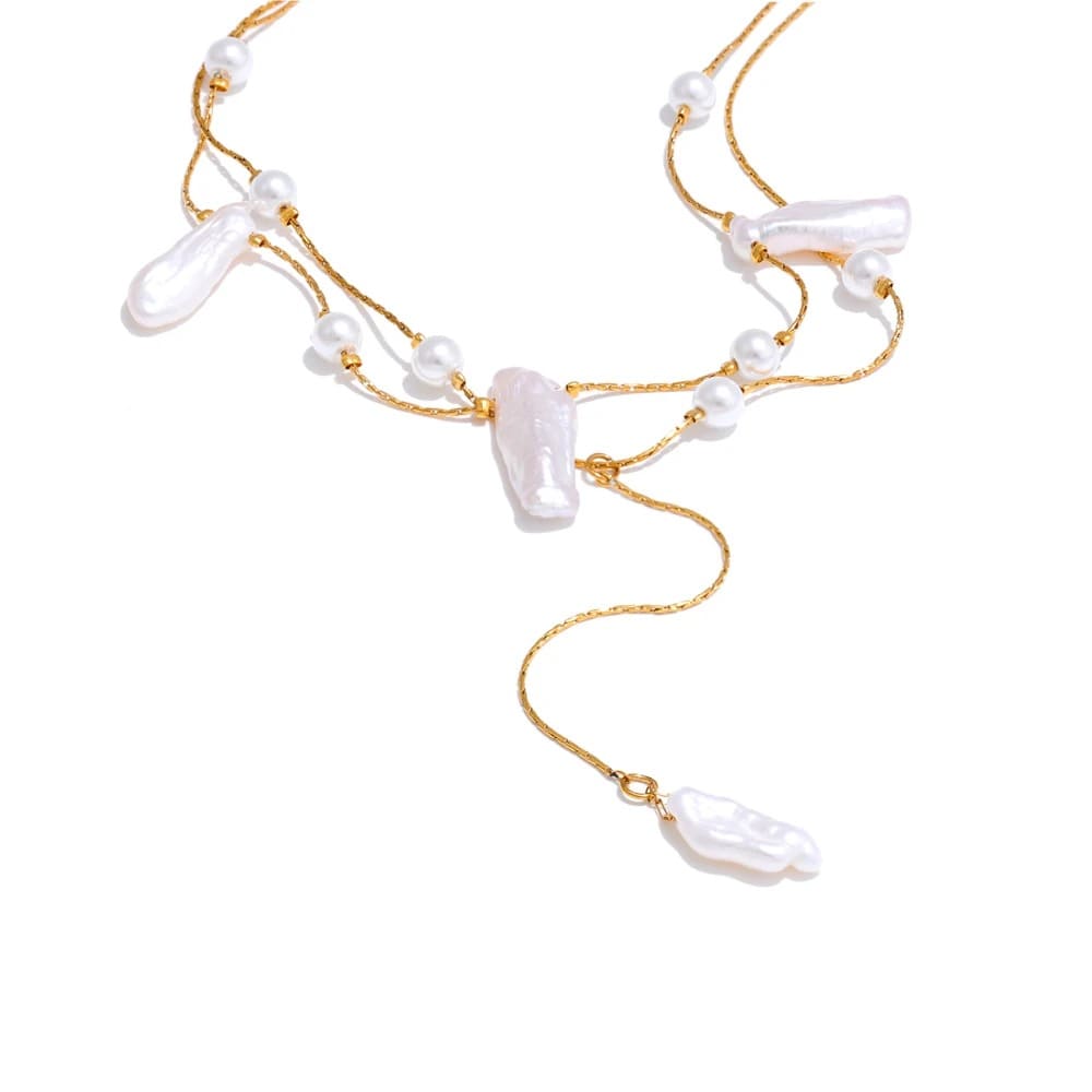Colar de pérolas naturais barroco
Colar luxo com corrente dupla
Joias com pérolas de água doce
Colar feminino aço inoxidável
Colar banhado a ouro PVD
Colar elegante para presente
Colar de pérola à prova d’água
Acessórios de luxo acessível
Joias femininas modernas 2025
Colar statement com pérolas