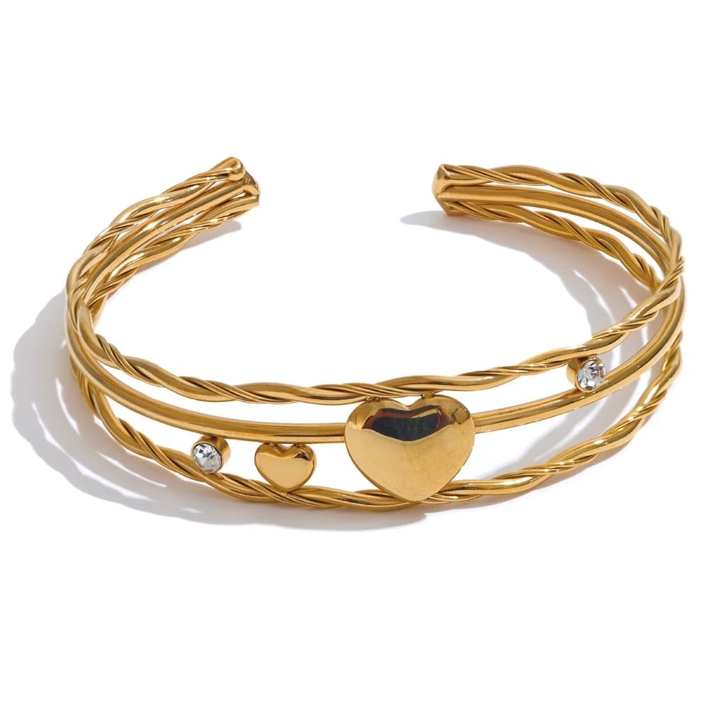 Pulseira Coração em Aço Inoxidável, Pulseira Feminina, Joias Delicadas, Pulseira De Luxo, Acessórios Elegantes, Moda Com Estilo, Pulseiras Da Moda, Estilo E Personalidade, Joias De Presente, Pulseira De Prata, Pulseira De Ouro, Pulseira De Aço Inoxidável, Pulseira Banhada, Presente Perfeito, Joias Para Casamento, Acessórios Do Dia A Dia, Look Completo Joias Que Encantam, Moda Minimalista, Pulseira Com Charme, Berloques, Luxo, Pulseiras, Prata, Acessorios, Semijoias, Colares, Colar, Acessorios Femininos, Mod