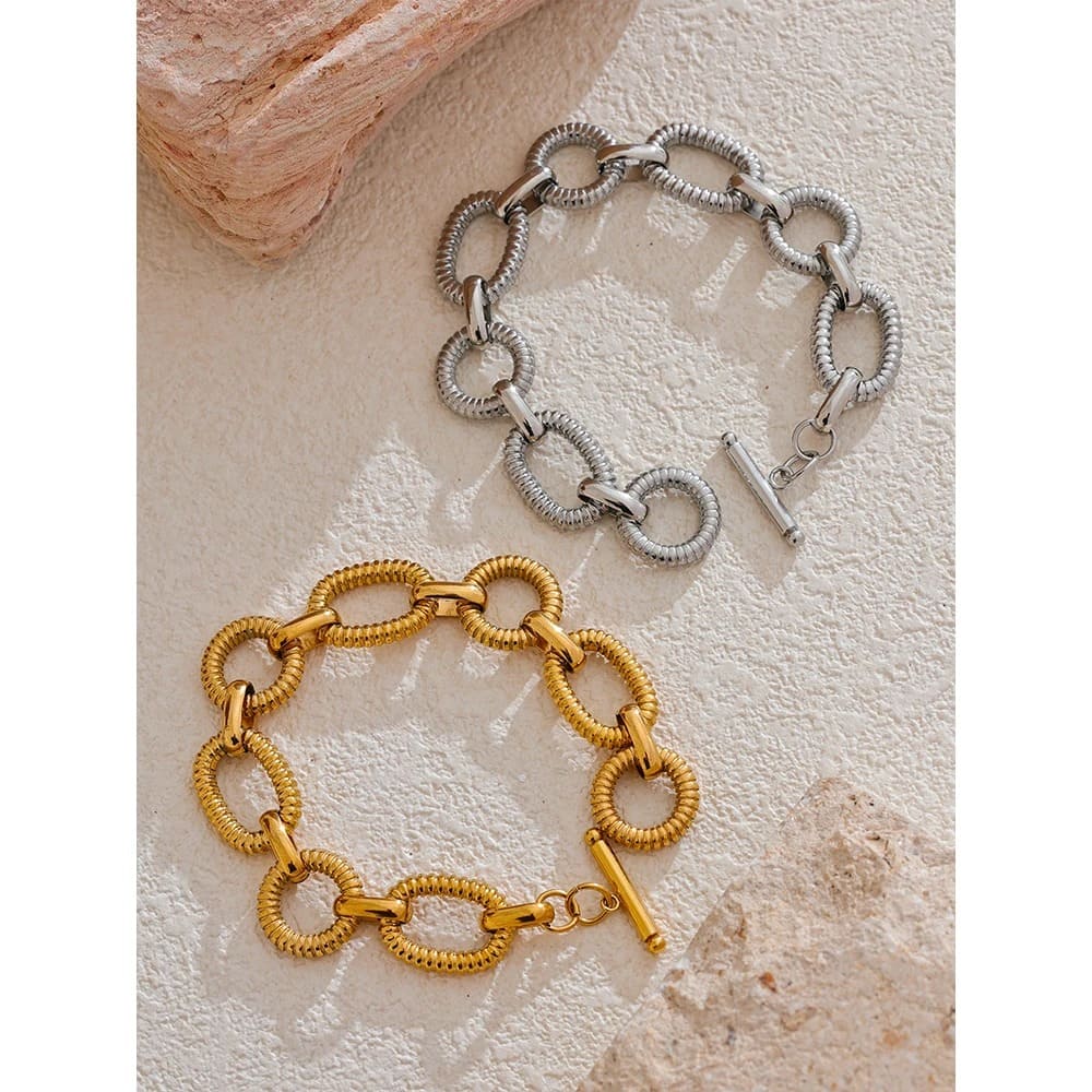 Pulseira Corrente Oval Junior Sam
