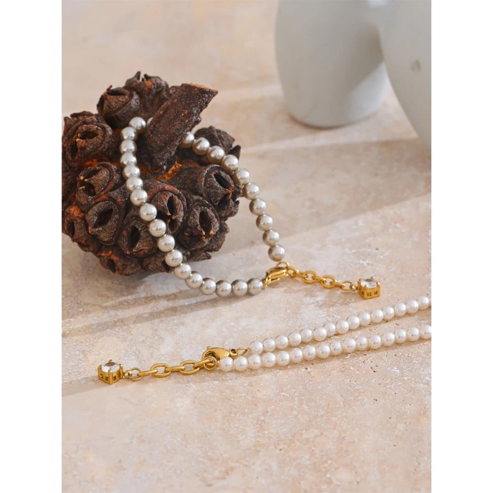 Pulseira Feminina Brisa de Pérolas