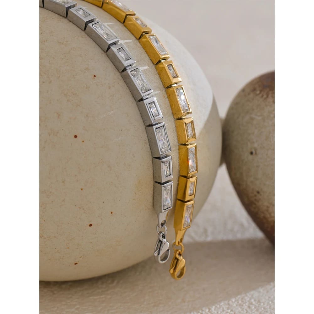 Pulseira Feminina 18k Premium de Aço Inoxidável