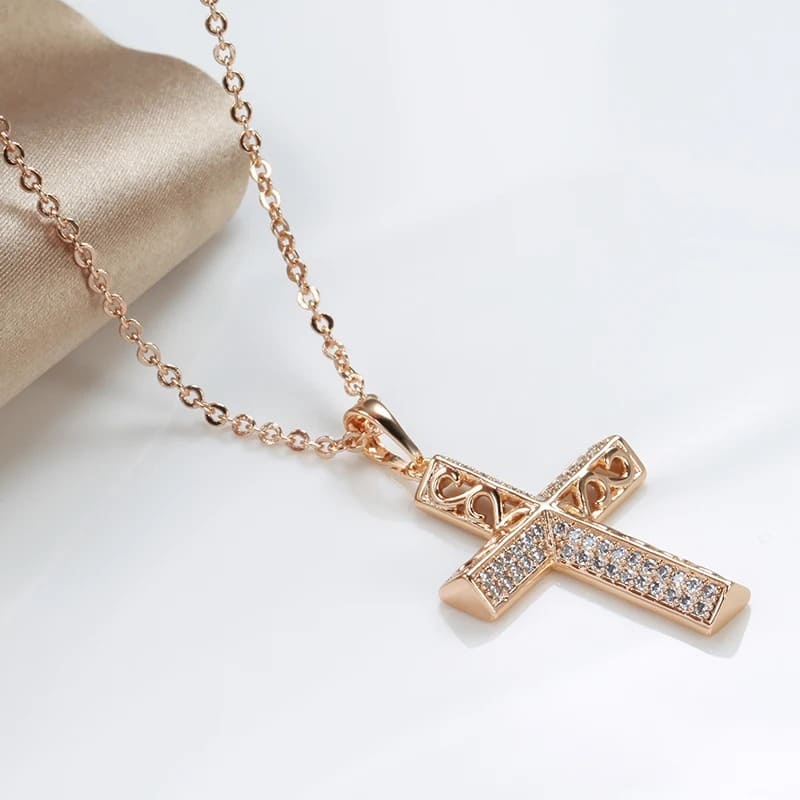 Colar Feminino Cruz - Joia Vintage Junior Sam para Fé, Elegância e Autoestima