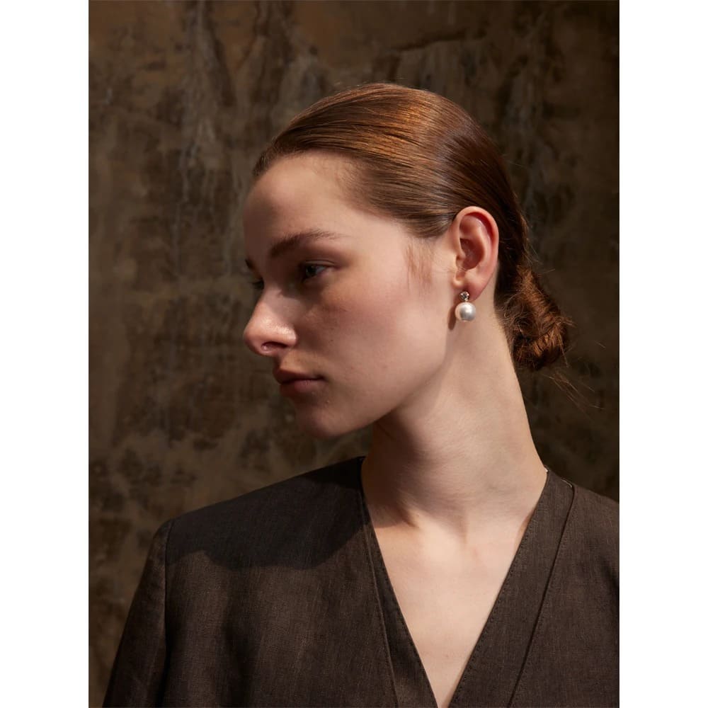 Brincos de Pérolas Moda Elegante