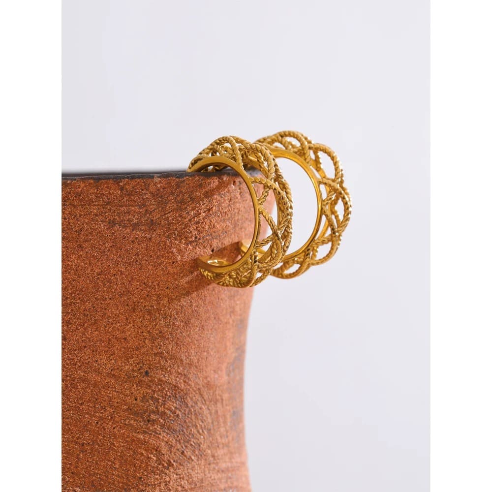 Brincos Vintage em Forma de C