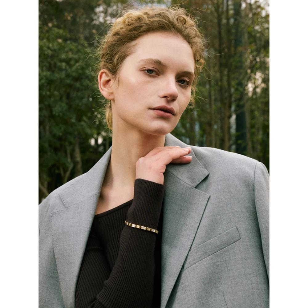 Pulseira Feminina 18k Premium de Aço Inoxidável