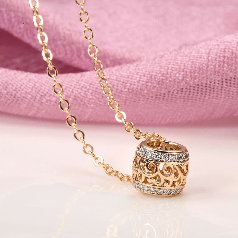Colar Feminino Oca com Zircão Natural da Junior Sam