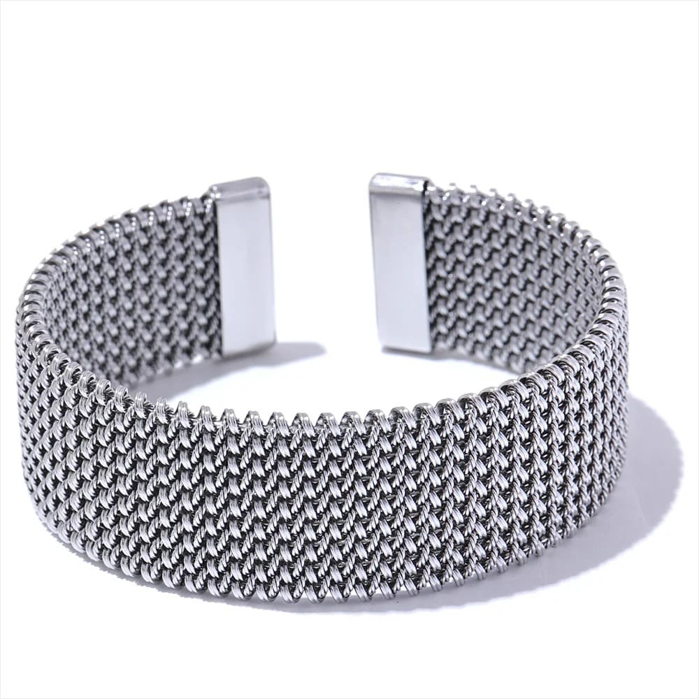 Pulseira Aberta Feminina Elegance Inoxidável