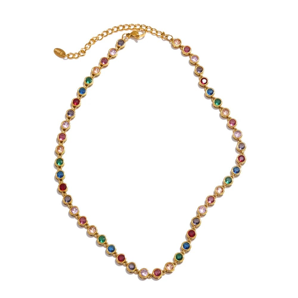 Colar e Pulseira de Zircônia Cúbica!