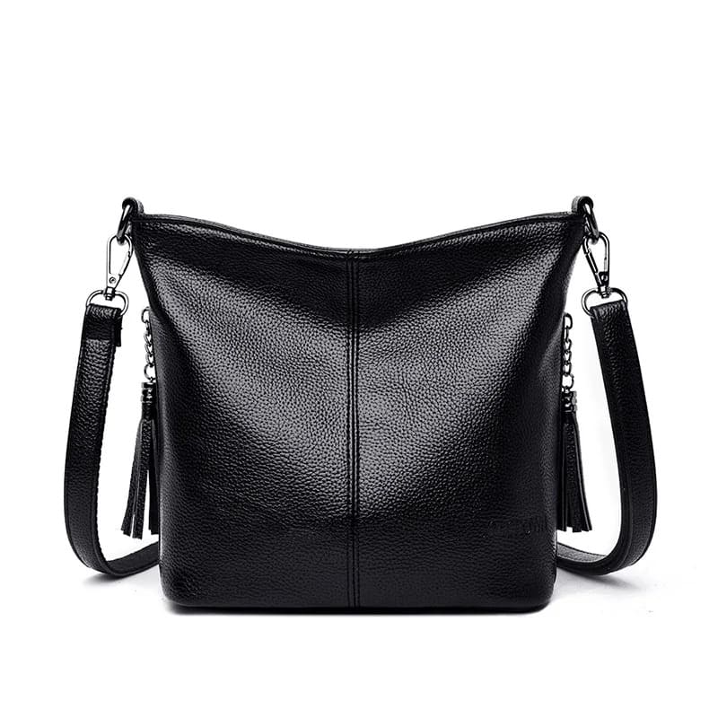 Bolsas Femininas de couro com borlas