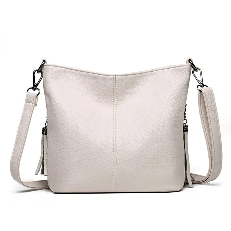 Bolsas Femininas de couro com borlas