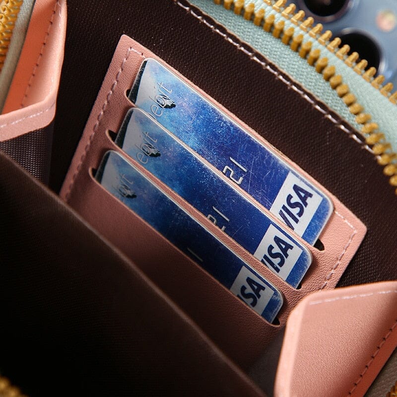 Bolsa de Couro Feminina com Tela Sensível ao Toque