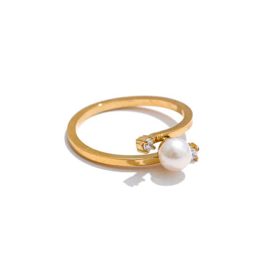 Anel de Pérola Natural 18K, sofisticado feminino, anel de zircônia AAA, Anel, De Pérola, Joias Finas, Anel Elegante, Luxo E Acessibilidade, Pérola Natural, Banho 18K, AnelFeminino, Zircônia Brilhante, Joias Premium  Moda E Estilo, Presente Perfeito, Aço Inoxidável, Acessórios De Luxo, Tendência 2025, anel, prata, semijoias, joias, brincos, colar, brinco, acessórios, pulseiras, ouro