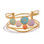 Bracelete Elegante de Esmalte Colorido, Presente Perfeito, NOVIDADES, Moda Feminina, Joias Antialérgicas Femininas, Joias Para Todos Os Dias, Joias Para Mulheres, Joias Resistentes à Água, Joias para Homens e Mulheres, Joias Modernas para Mulheres, Joias minimalistas sofisticadas, Joias hipoalérgicas femininas, Joias da moda, JOIAS, Joia Minimalista, Estilo Minimalista, Estilo Feminino, Estilo E Qualidade, Estilo Elegante, Estilo Contemporâneo, Estilo Simples e Sofisticado