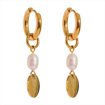 Brincos com pérola natural
Brincos feitos à mão femininos
Brincos de aço inoxidável dourado/prateado
Joias da moda com pérola
Brincos chiques e delicados
Joias femininas à prova d’água