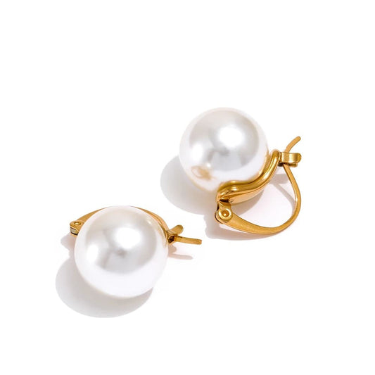 Brincos de Argola com Pérolas, Jóias Femininas, Estilo Clássico Moda Feminina, Acessórios Luxuosos, Beleza Atemporal, Joias Com Pérolas, Look Elegante, Presente Perfeito
