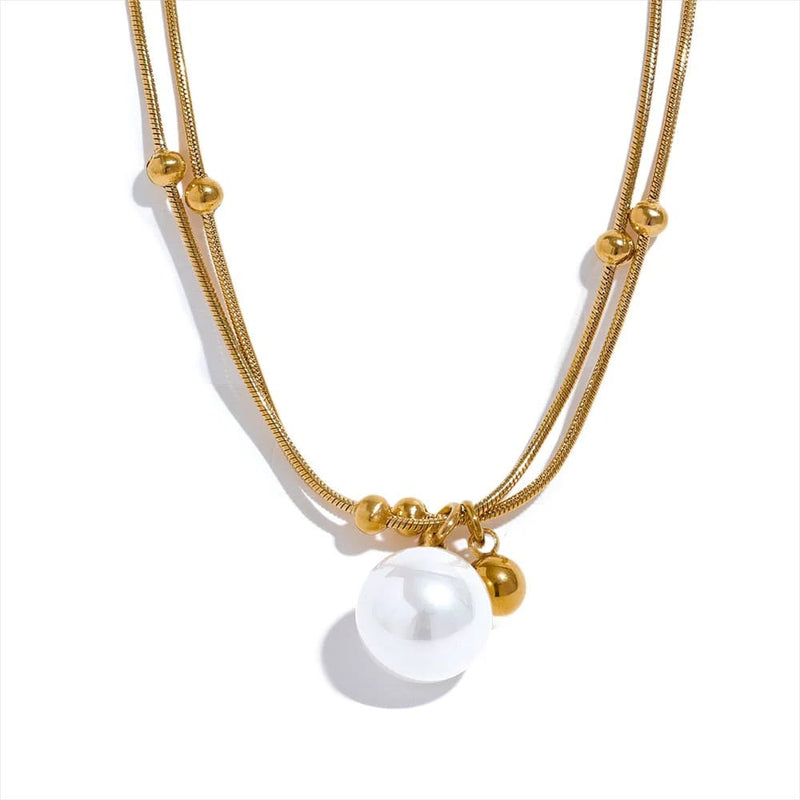 Colar Lúmina Divina de contas redondas com pérolas de imitação, Colar Lumina Divina, Colar Feminino, Acessório De Luxo,joias Com Design Exclusivo, Colar Elegante, Beleza Feminina, Estilo Chic, Brilho Divino, Joia Fina Acessório De Luxo, Moda Feminina, Coleção De Joias, Estilo Divino, Presente Perfeito, Lumina Divina
