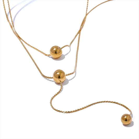 Colar Lumière, colar de contas redondas em aço inoxidável, Colar Feminino, Pingente Geométrico, Joias Minimalistas, Acessórios Elegantes, Estilo Moderno, Joias Delicadas, Moda Feminina, Presente para Ela, Colar Casual, Tendência Geométrica, Joias para Presentear, Design Sofisticado, Acessórios Femininos, Estilo Versátil, Colar Banhado a Ouro
Colar Feminino, Joias Femininas, Acessórios de Moda, Colares Elegantes, Pingente Delicado, Colar Casual, Colar Luxuoso, Tendência de Colares, Joias Versáteis, Presente 