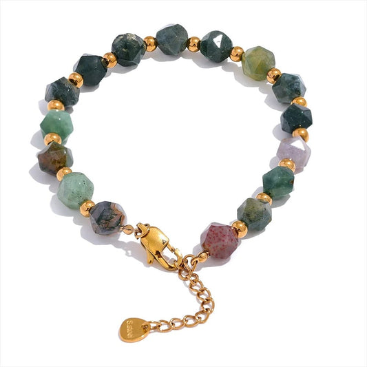 Pulseira de Pedra Natural Indian Agate, Pulseira de Pérolas Artesanal Elegância Atemporal, Pulseira Feminina, Joias Delicadas, Pulseira De Luxo, Acessórios Elegantes, Moda Com Estilo, Estilo E Personalidade, Joias De Presente, Pulseira De Prata, Pulseira De Ouro, Pulseira De Aço Inoxidável, Presente Perfeito, Joias Para Casamento, Moda Minimalista, Pulseira Com Charme, Berloques, Luxo, Pulseiras, Prata, Semijoias, Colar, Femininos, Moda, Joias, Aneis, Tendencia, Pulseirismo, Fashion, Ouro, Pulseira, Love, F