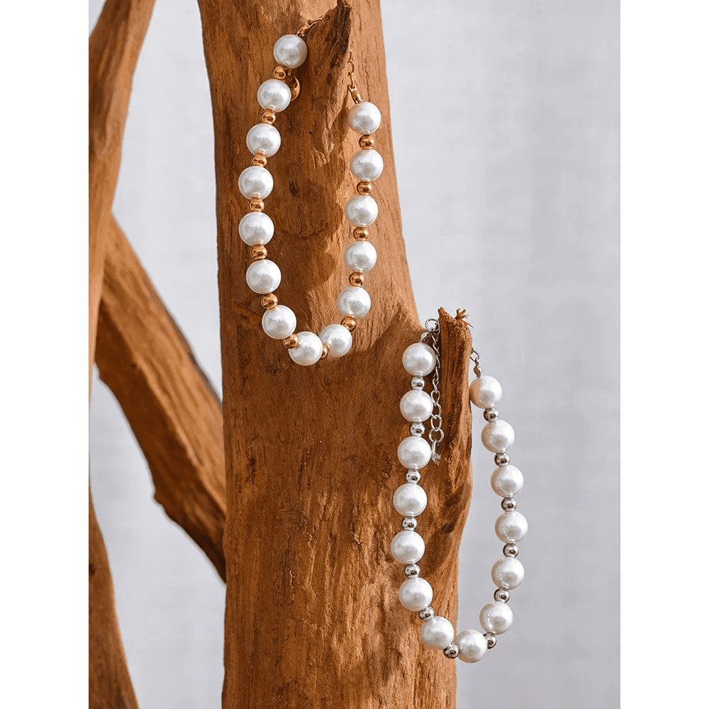 Pulseira de Pérolas Artesanal- Elegância Atemporal