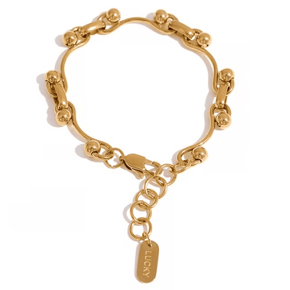 Colar e Pulseira  18k Banhado a Ouro