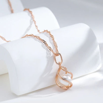 Colar Geométrico com Pérola – Joia Nupcial Junior Sam para Casamento