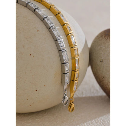 Pulseira Feminina 18k Premium de Aço Inoxidável
