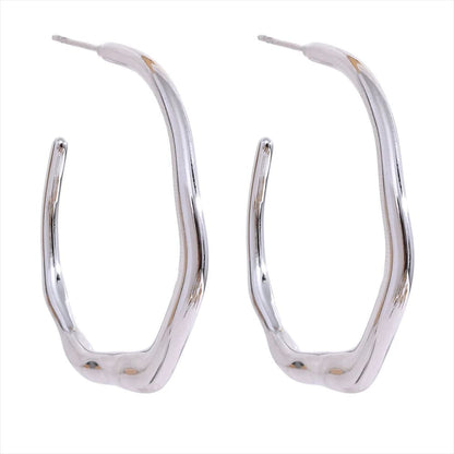 Brincos Minimalistas Banhados a Ouro 18K