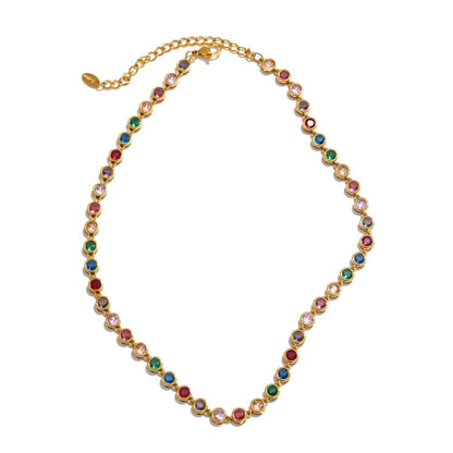 Colar e Pulseira de Zircônia Cúbica!