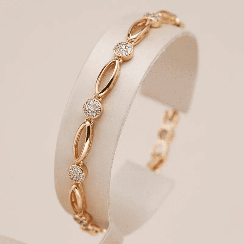 Pulseira Banhada a Ouro Rosé