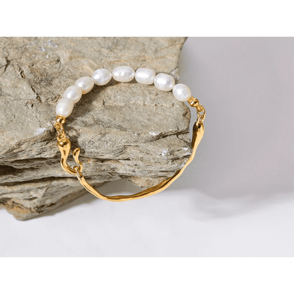 Pulseira de Pérola  Naturais de Água Doce
