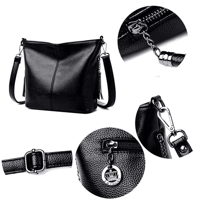 Bolsas Femininas de couro com borlas