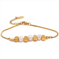 Colar e Pulseira Vintage Pearl Charm